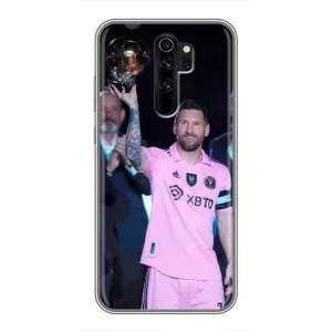 Чохли Лео Мессі в Маямі на Xiaomi Redmi Note 8 Pro (Золотий м'яч Мессі)