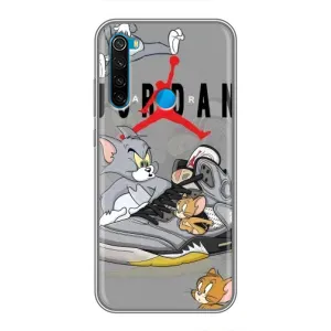 Силиконовый Чехол Nike Air Jordan на Редми нот 8 (Air Jordan)