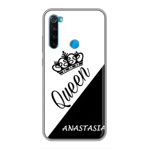 Именные  Женские Чехлы для Xiaomi Redmi Note 8 (ANASTASIYA)