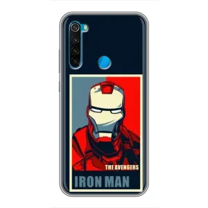 Чехол Супергерой Железный человек на Xiaomi Redmi Note 8 (Art Iron man)