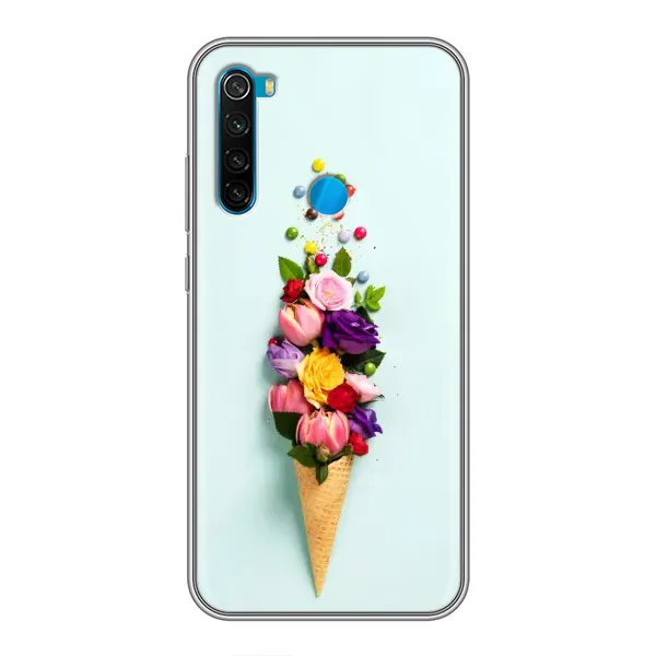 Чехол с рисунком «Цветок-мороженное» для Xiaomi Redmi Note 8 Чехол с рисунком «Цветок-мороженное» для Xiaomi Redmi Note 8