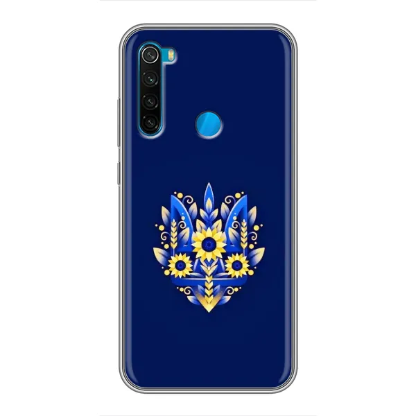Чехол с рисунком «Цветущий Герб» для Xiaomi Redmi Note 8