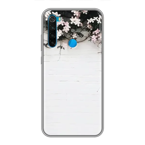 Чехол с рисунком «Цветы на стене» для Xiaomi Redmi Note 8 Чехол с рисунком «Цветы на стене» для Xiaomi Redmi Note 8