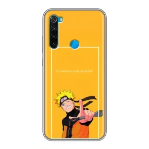 Чехлы с принтом Наруто на Xiaomi Redmi Note 8 (Даттебаё)