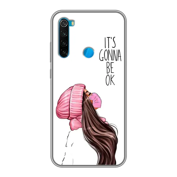 Чохол з малюнком «Дівчина в масці» для Xiaomi Redmi Note 8 Чохол з малюнком «Дівчина в масці» для Xiaomi Redmi Note 8