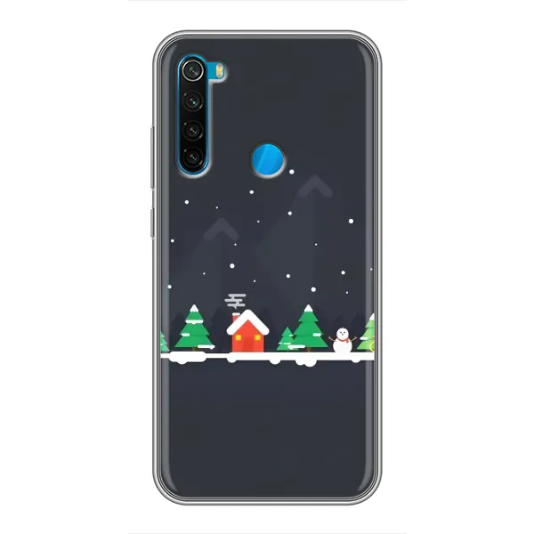 Чехол с рисунком «Город зимний» для Xiaomi Redmi Note 8 Чехол с рисунком «Город зимний» для Xiaomi Redmi Note 8