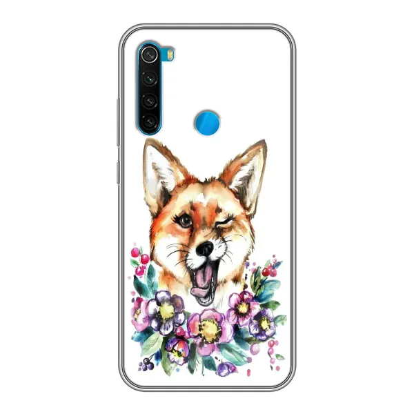 Чехол с рисунком «Хитрая лиса» для Xiaomi Redmi Note 8 Чехол с рисунком «Хитрая лиса» для Xiaomi Redmi Note 8