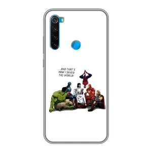 Чохли для Xiaomi Redmi Note 8 (Для Християн) (Ісус супергерой)