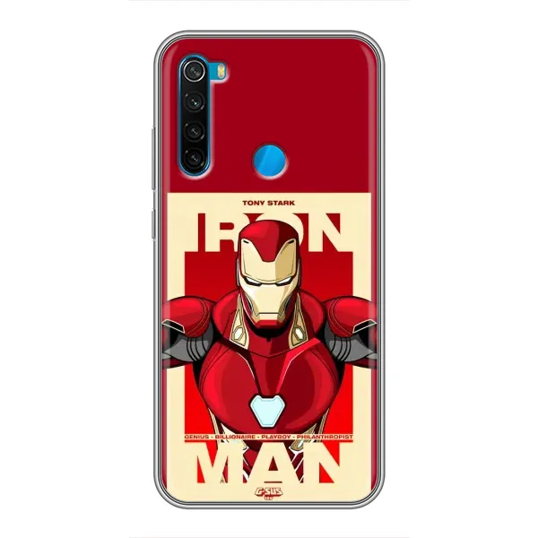 Чехол с рисунком «Iron man» для Xiaomi Redmi Note 8 Чехол с рисунком «Iron man» для Xiaomi Redmi Note 8