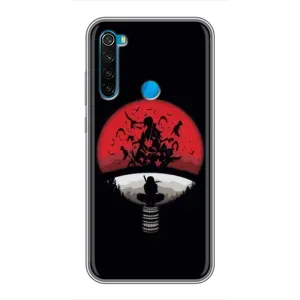 Чехлы с картинкой Итачи Учиха на Xiaomi Redmi Note 8 (Итачи на черном)