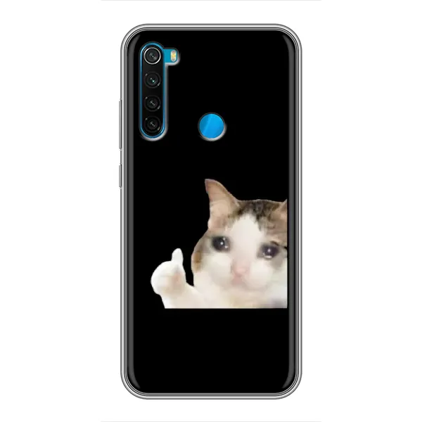 Чехол с рисунком «Кот в слезах» для Xiaomi Redmi Note 8 Чехол с рисунком «Кот в слезах» для Xiaomi Redmi Note 8