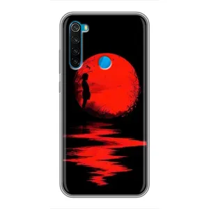 Летний Чехол на Xiaomi Redmi Note 8 (Красный Закат)