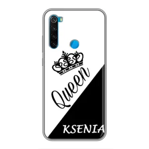 Именные  Женские Чехлы для Xiaomi Redmi Note 8 (KSENIA)