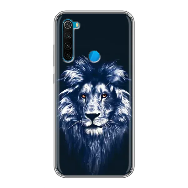 Чехол с рисунком «Лев - синий» для Xiaomi Redmi Note 8 Чехол с рисунком «Лев - синий» для Xiaomi Redmi Note 8