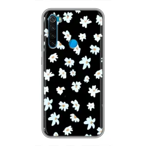 Чехол с ромашками на Xiaomi Redmi Note 8 (Маленькие ромашки)