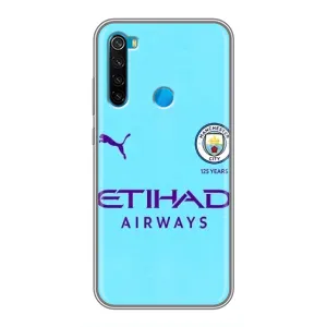 Силіконові Чохли з принтом Футбол на Xiaomi Redmi Note 8 (Man City)