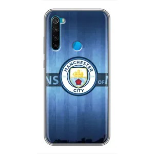 Силіконові Чохли з принтом Футбол на Xiaomi Redmi Note 8 (ManCity)