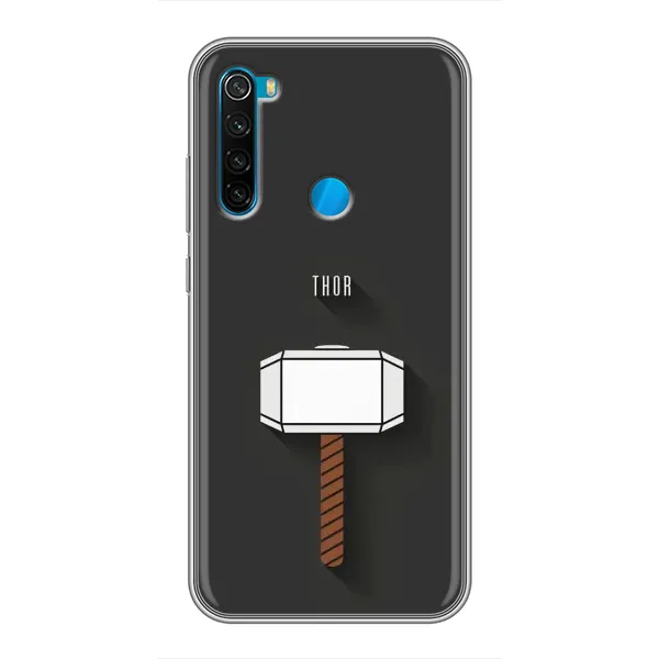 Чехол с рисунком «Молот Тора» для Xiaomi Redmi Note 8