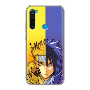 Купить Чехлы на телефон с принтом Anime для Xiaomi Redmi Note 8 (Naruto Vs Sasuke)