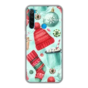 Чехол Санта Клаус для Xiaomi Redmi Note 8 (Одежда)