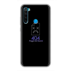 Чохол з малюнком «Помилка 404» для Xiaomi Redmi Note 8