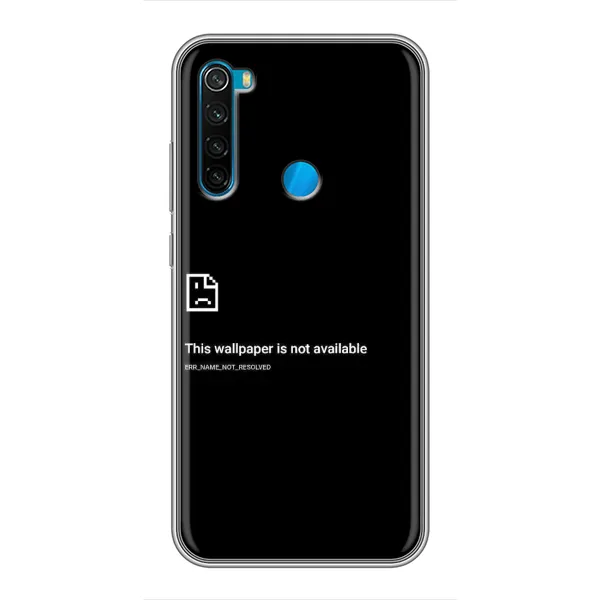 Чохол з малюнком «Помилка» для Xiaomi Redmi Note 8 Чохол з малюнком «Помилка» для Xiaomi Redmi Note 8