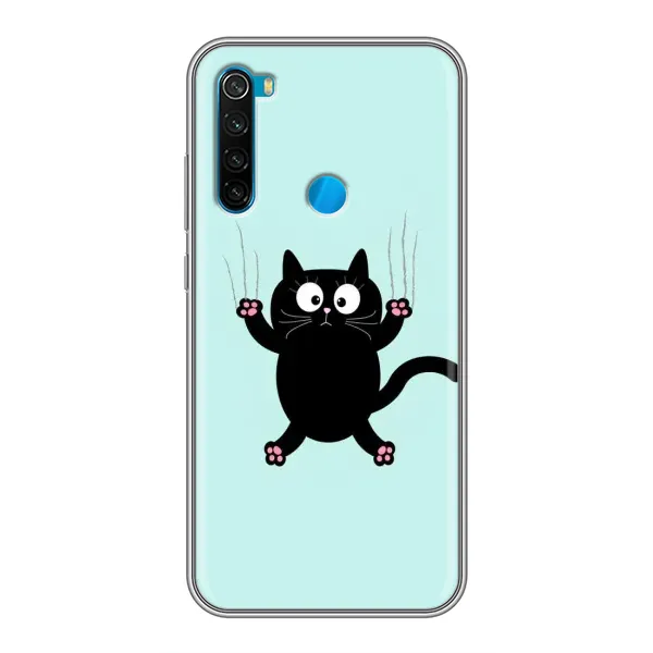 Чехол с рисунком «Падающий кот» для Xiaomi Redmi Note 8