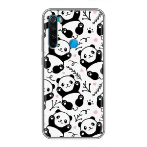 Чохли з Пандами на Xiaomi Redmi Note 8 (Пандочки)