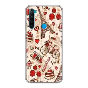 Чехол с Эйфелевой башней на Xiaomi Redmi Note 8 (Париж мечта)