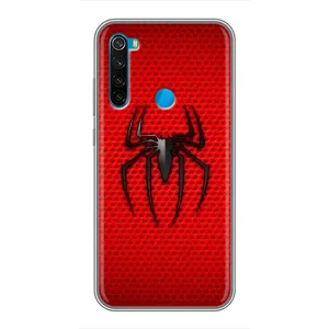 Чехол Супергерой Человека Паука на Xiaomi Redmi Note 8 (Паук марвел)