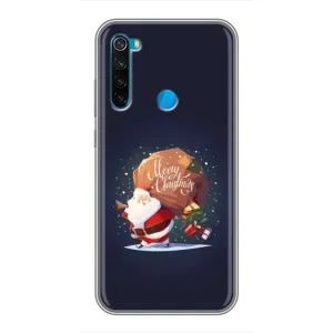 Чехол Санта Клаус для Xiaomi Redmi Note 8 (Подарки от Санты)