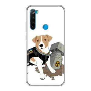 Чехол с принтом Собаки Патрон для Xiaomi Redmi Note 8 (Пёс Патрон с ракетой)