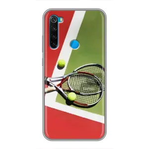 Чехлы с принтом Спортивная тематика для Xiaomi Redmi Note 8 (Ракетки теннис)