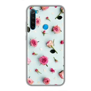 Чехлы с принтом Розочки для Xiaomi Redmi Note 8 (Разные цветы)