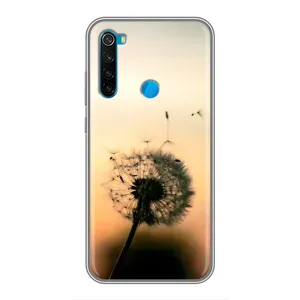 Силиконовый Чехол с одуванчиками на Xiaomi Redmi Note 8 (Роздумаханый одуванчик)