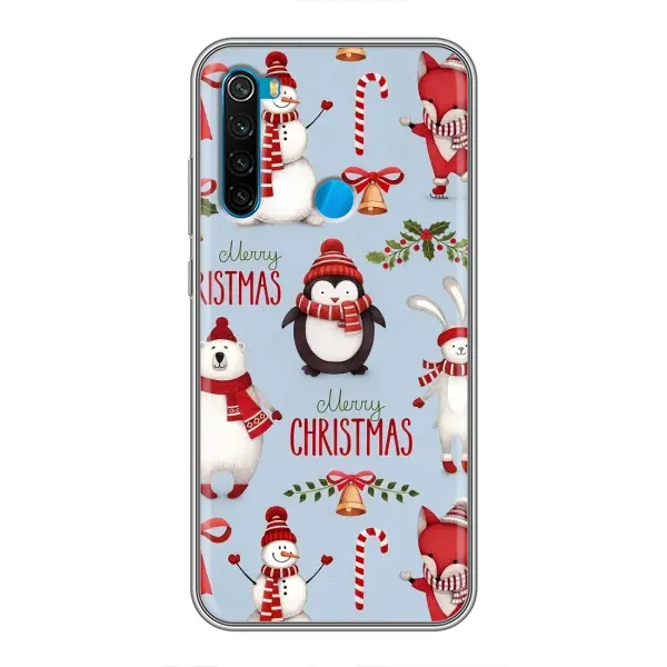 Чехол с рисунком «Рождественский» для Xiaomi Redmi Note 8