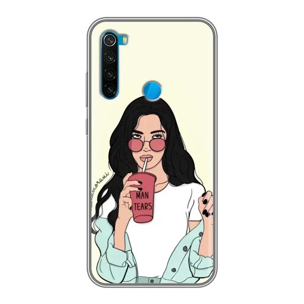 Чехол с рисунком «С напитком» для Xiaomi Redmi Note 8 Чехол с рисунком «С напитком» для Xiaomi Redmi Note 8