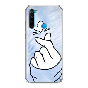 Чехлы (Знак сердечка) на Xiaomi Redmi Note 8 (Сердечка знак)