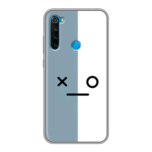 Чехол с рисунком «Серо-белый» для Xiaomi Redmi Note 8 Чехол с рисунком «Серо-белый» для Xiaomi Redmi Note 8