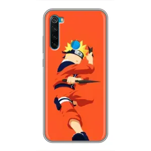 Чехлы с принтом Наруто на Xiaomi Redmi Note 8 (Силуэт Наруто)