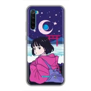 Чехол с персонажами АНИМЕ на Xiaomi Redmi Note 8 (Синобу Миякэ)