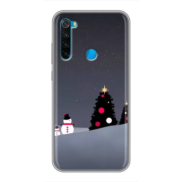 Чехол с рисунком «Снеговички» для Xiaomi Redmi Note 8