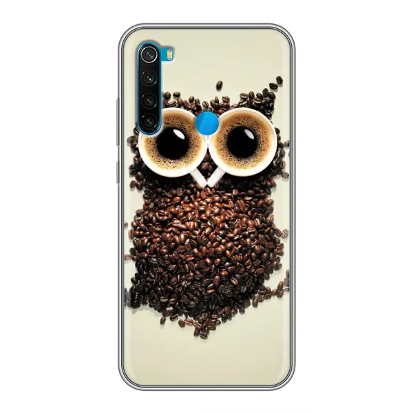 Чехол с рисунком «Сова с зерен кофе» для Xiaomi Redmi Note 8 Чехол с рисунком «Сова с зерен кофе» для Xiaomi Redmi Note 8