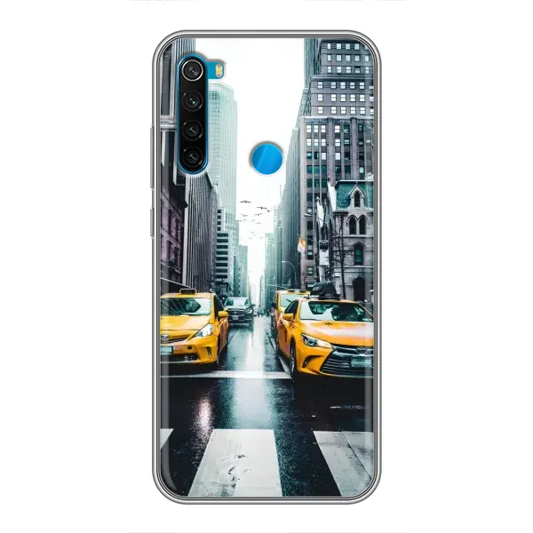 Чехол с рисунком «Такси» для Xiaomi Redmi Note 8 Чехол с рисунком «Такси» для Xiaomi Redmi Note 8