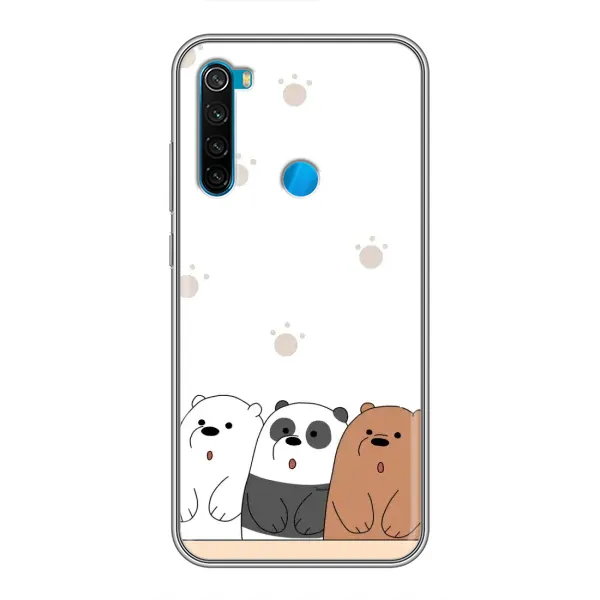Чехол с рисунком «Удивленные медвеженки» для Xiaomi Redmi Note 8 Чехол с рисунком «Удивленные медвеженки» для Xiaomi Redmi Note 8