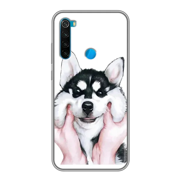 Чехол с рисунком «Собака Хаски» для Xiaomi Redmi Note 8 Чехол с рисунком «Собака Хаски» для Xiaomi Redmi Note 8