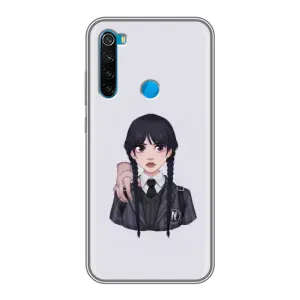 Чехлы с принтом Уэнсдей на Xiaomi Redmi Note 8 (Вещь Венсдей)