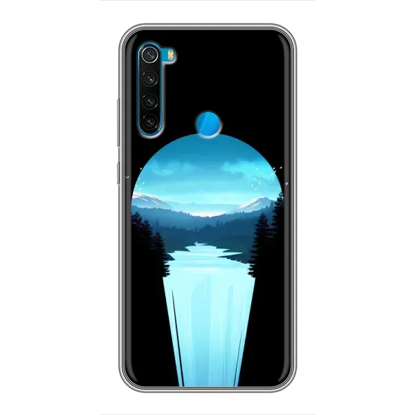 Чехол с рисунком «Синий Водопад» для Xiaomi Redmi Note 8 Чехол с рисунком «Синий Водопад» для Xiaomi Redmi Note 8