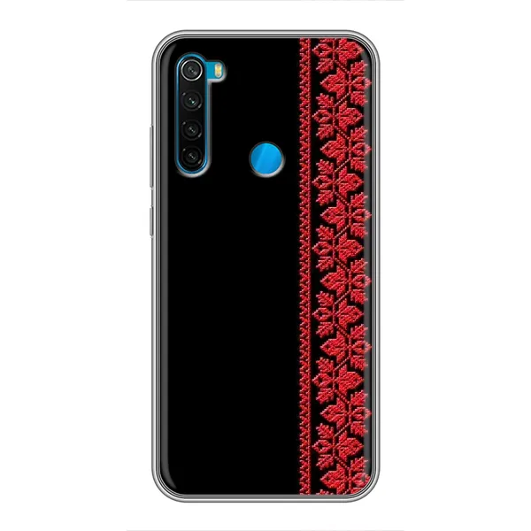 Чехол с рисунком «Вышиванка на черном» для Xiaomi Redmi Note 8 Чехол с рисунком «Вышиванка на черном» для Xiaomi Redmi Note 8