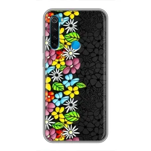 Чохол з Квітами для Xiaomi Redmi Note 8 (Яскраві квіти)